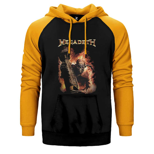Megadeth Arsenal of Çift Renk Reglan Kol Sweatshirt / Hoodie