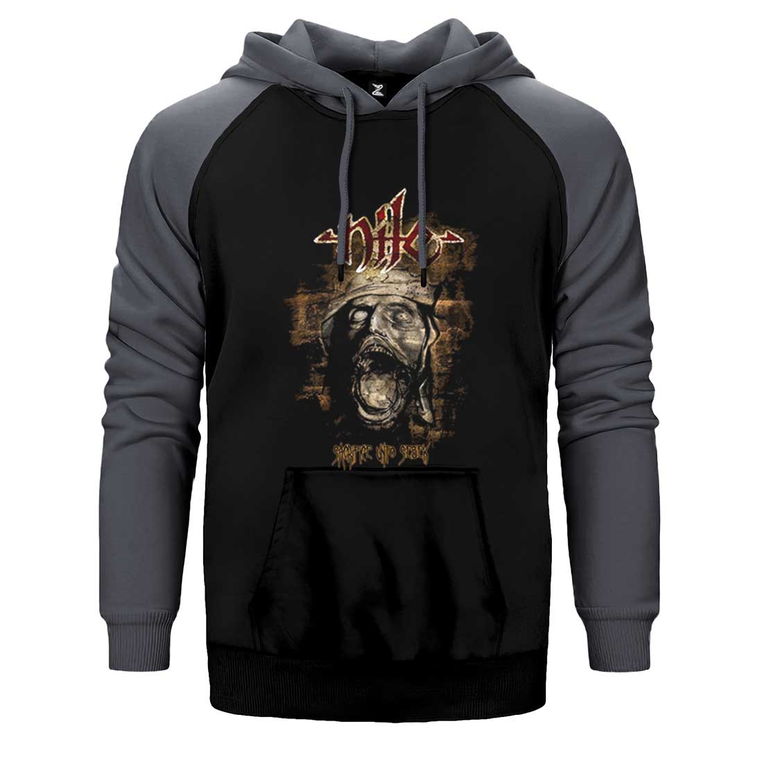 Nile Sacrifice Unto Sebek Çift Renk Reglan Kol Sweatshirt / Hoodie