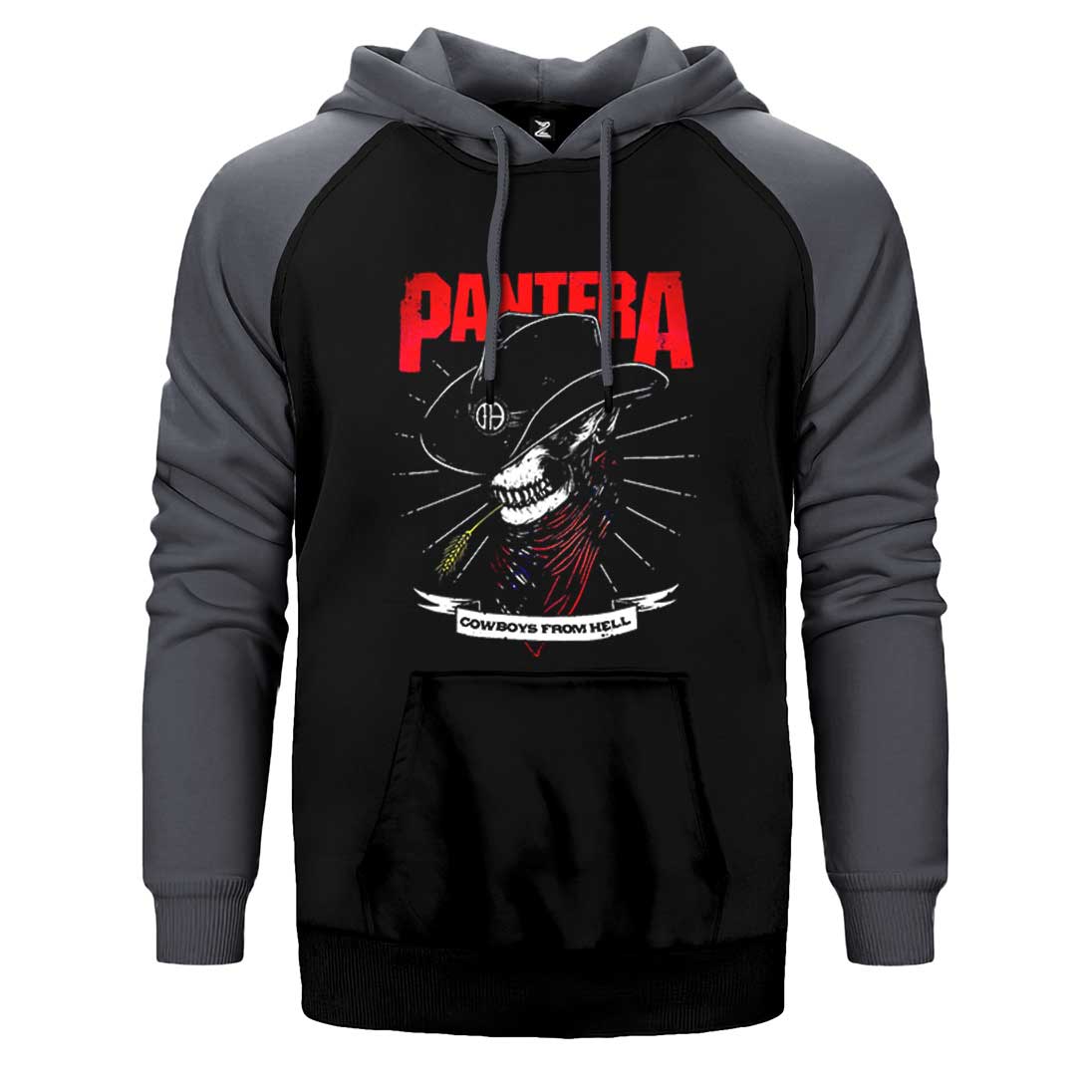 Pantera Cowboys Çift Renk Reglan Kol Sweatshirt / Hoodie
