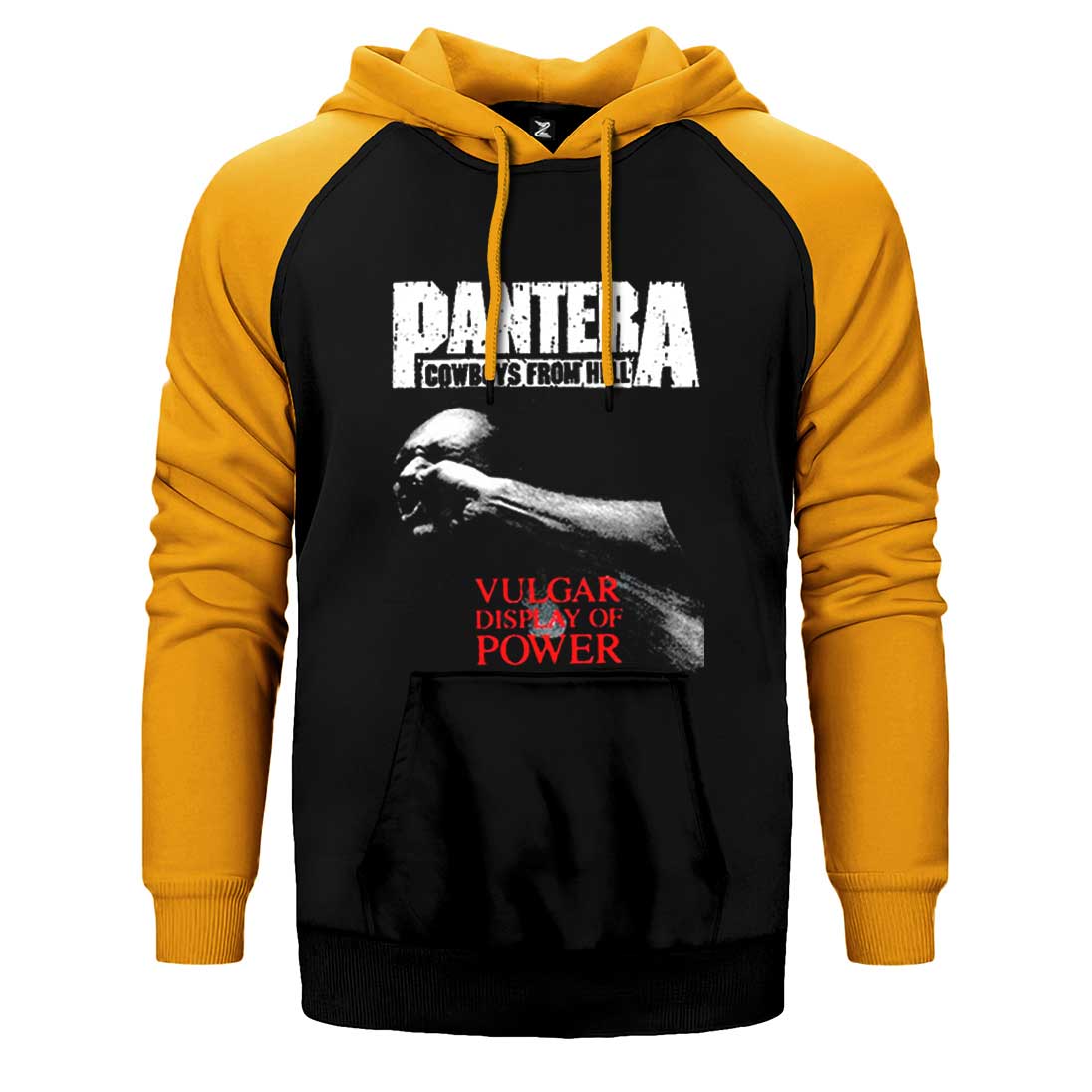 Pantera Vulgar Display Of Power Çift Renk Reglan Kol Sweatshirt / Hoodie