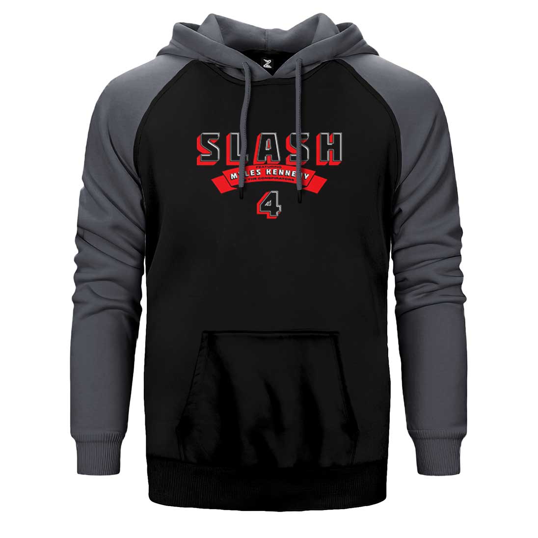 Slash 4 Album Çift Renk Reglan Kol Sweatshirt / Hoodie