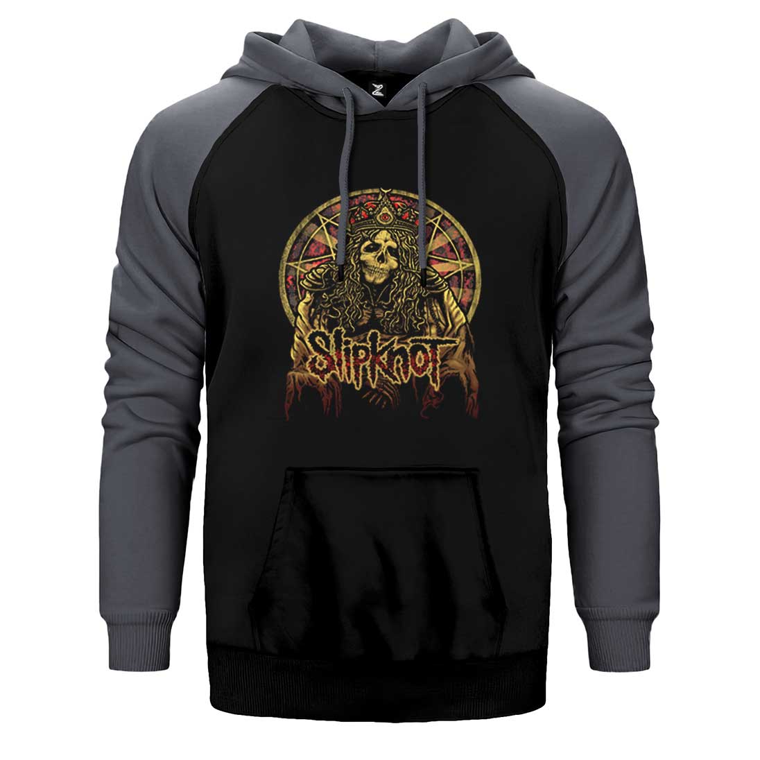 Slipknot King Çift Renk Reglan Kol Sweatshirt / Hoodie