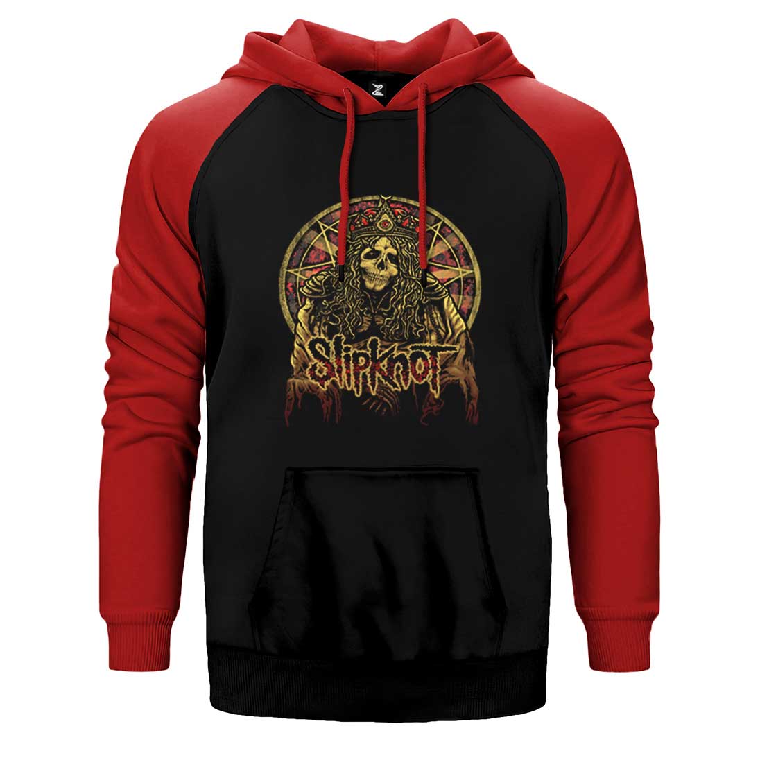 Slipknot King Çift Renk Reglan Kol Sweatshirt / Hoodie