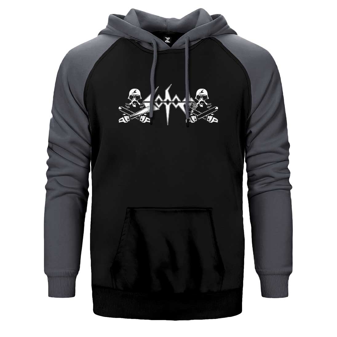 Sodom Twin Gas Çift Renk Reglan Kol Sweatshirt / Hoodie