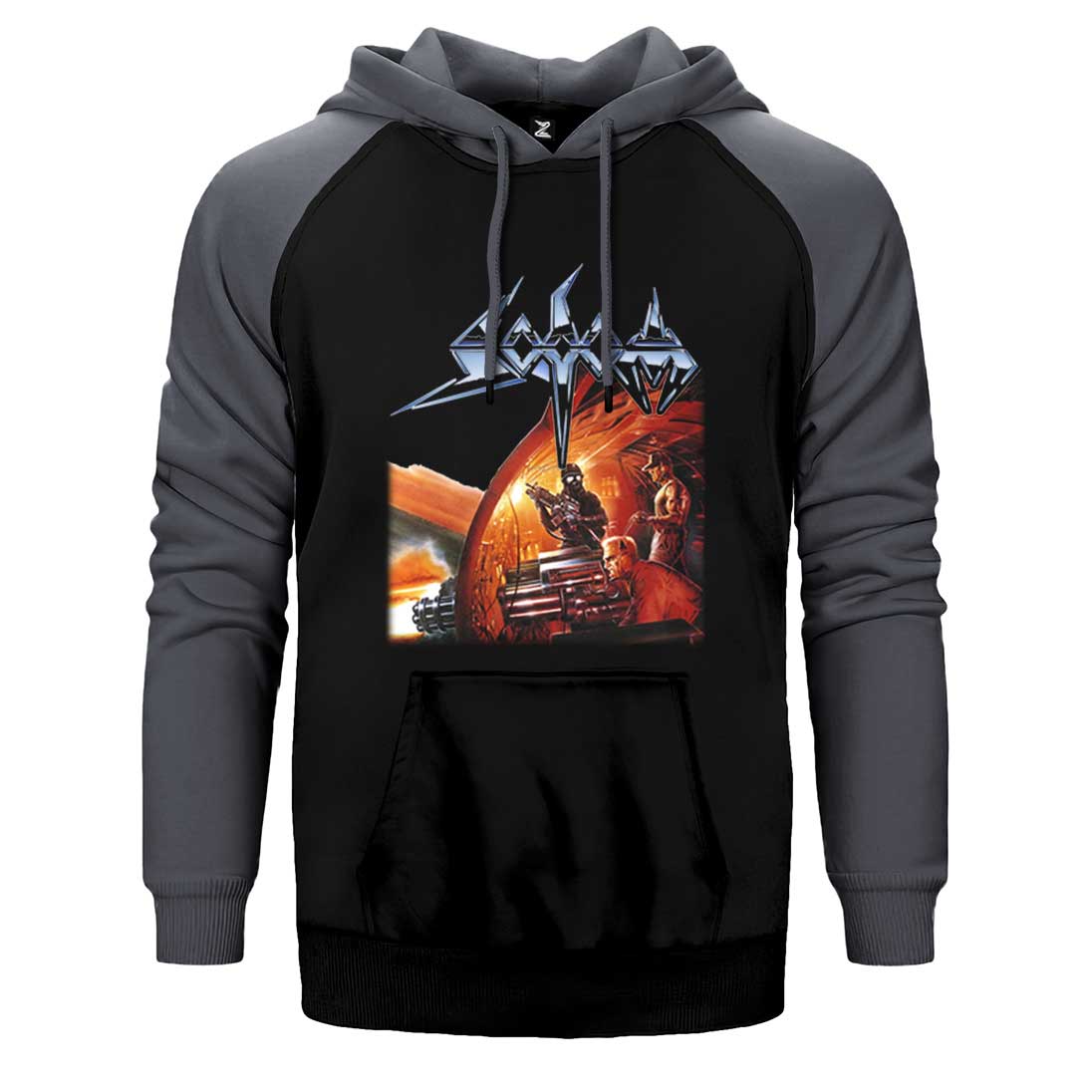Sodom Agent Orange Çift Renk Reglan Kol Sweatshirt / Hoodie