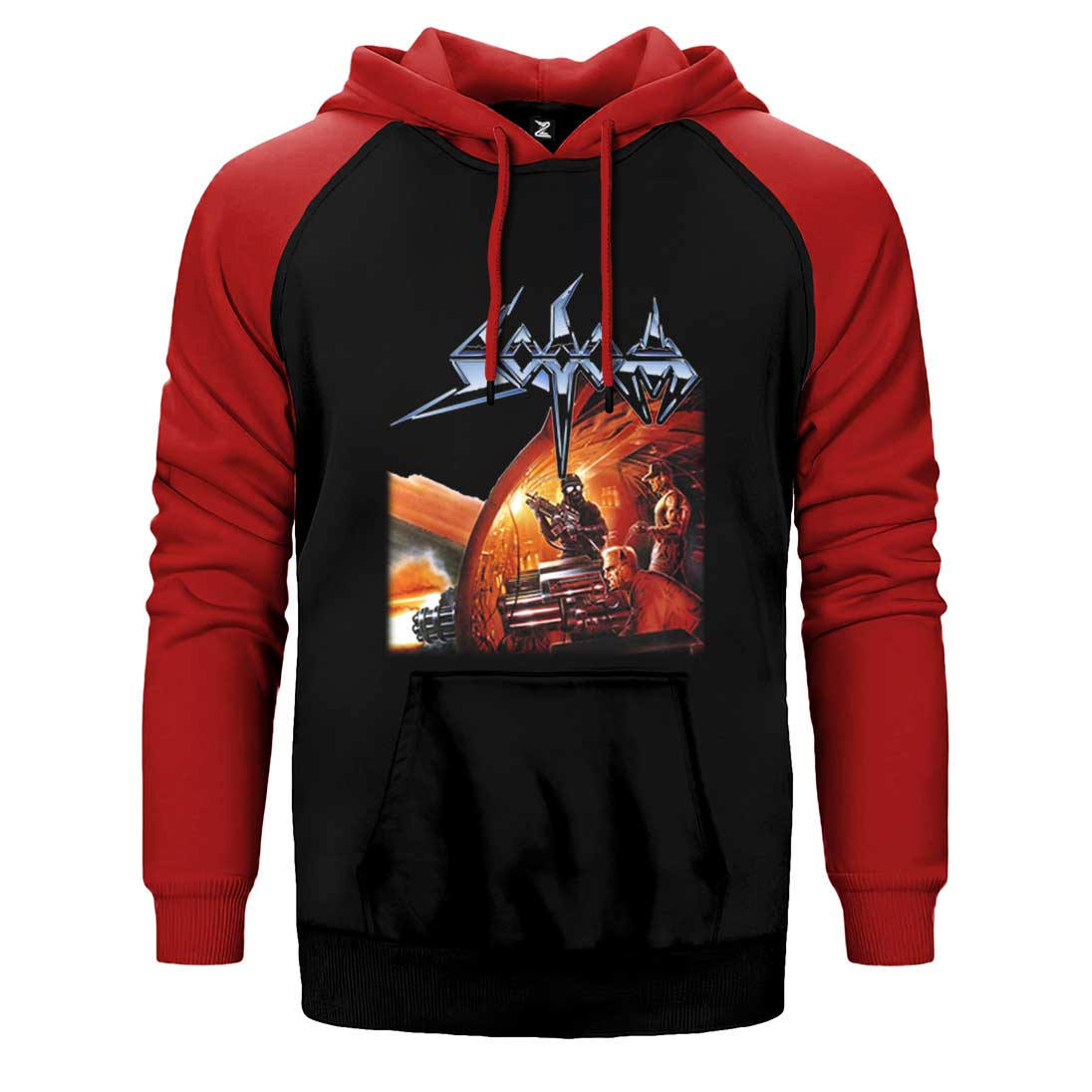 Sodom Agent Orange Çift Renk Reglan Kol Sweatshirt / Hoodie