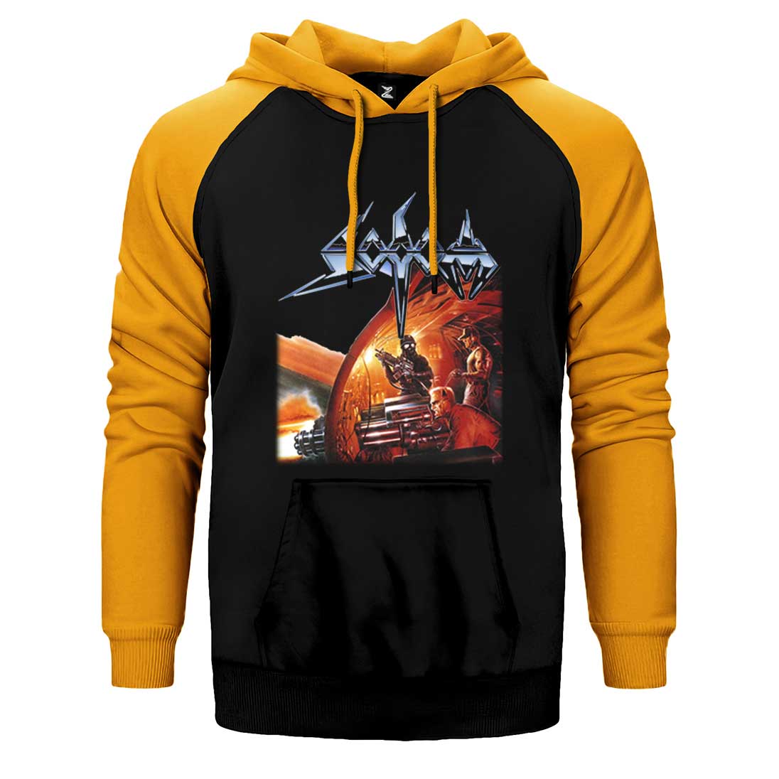 Sodom Agent Orange Çift Renk Reglan Kol Sweatshirt / Hoodie