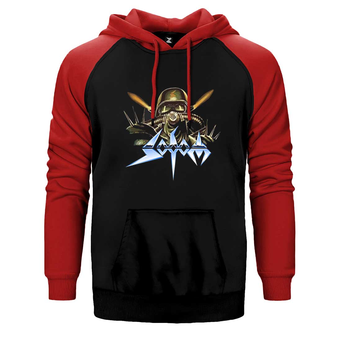 Sodom The Gelsenkirchen Çift Renk Reglan Kol Sweatshirt / Hoodie