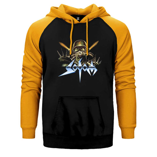 Sodom The Gelsenkirchen Çift Renk Reglan Kol Sweatshirt / Hoodie