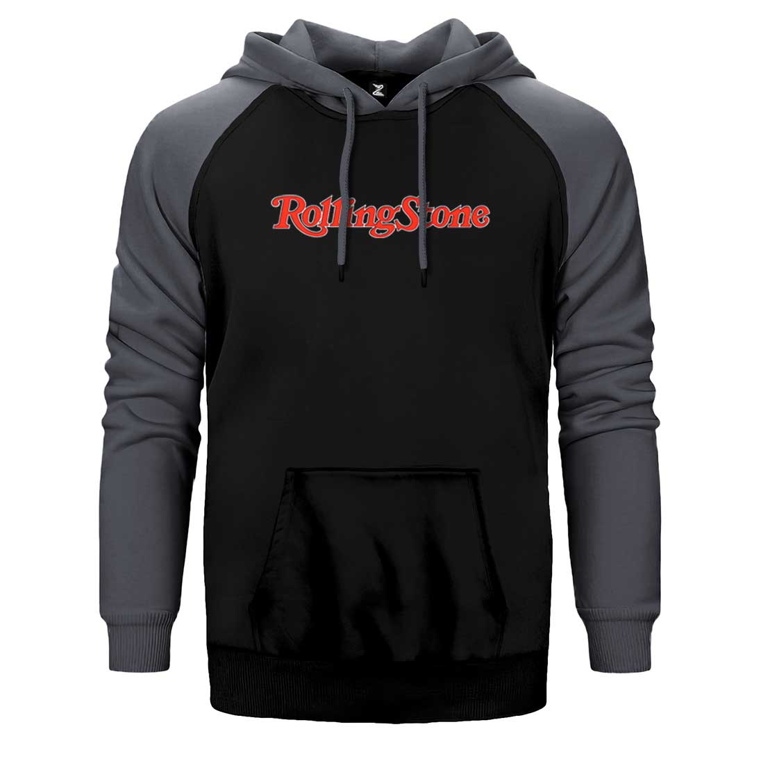 The Rolling Stones Text Çift Renk Reglan Kol Sweatshirt / Hoodie