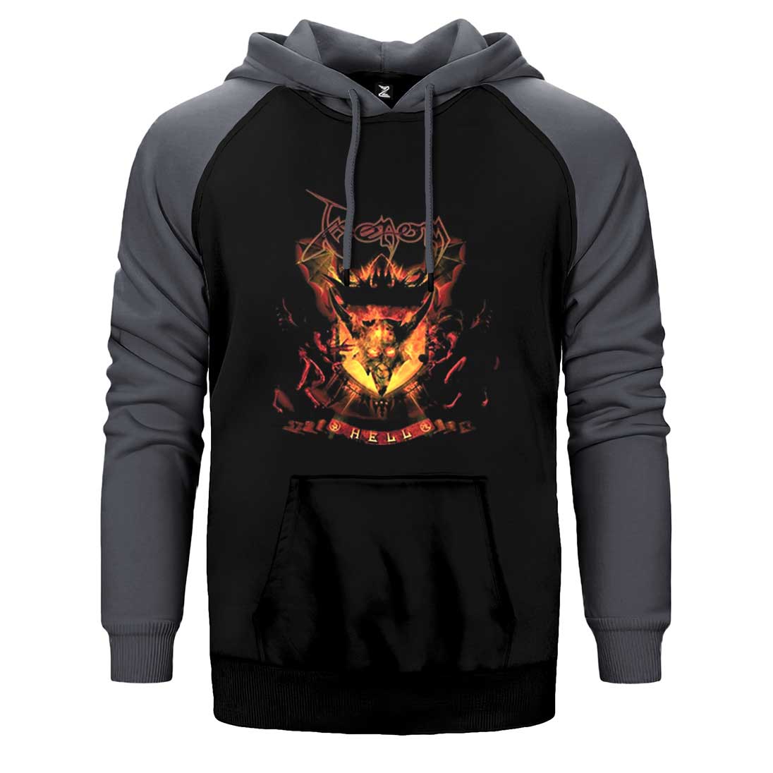 Venom Hell Çift Renk Reglan Kol Sweatshirt / Hoodie