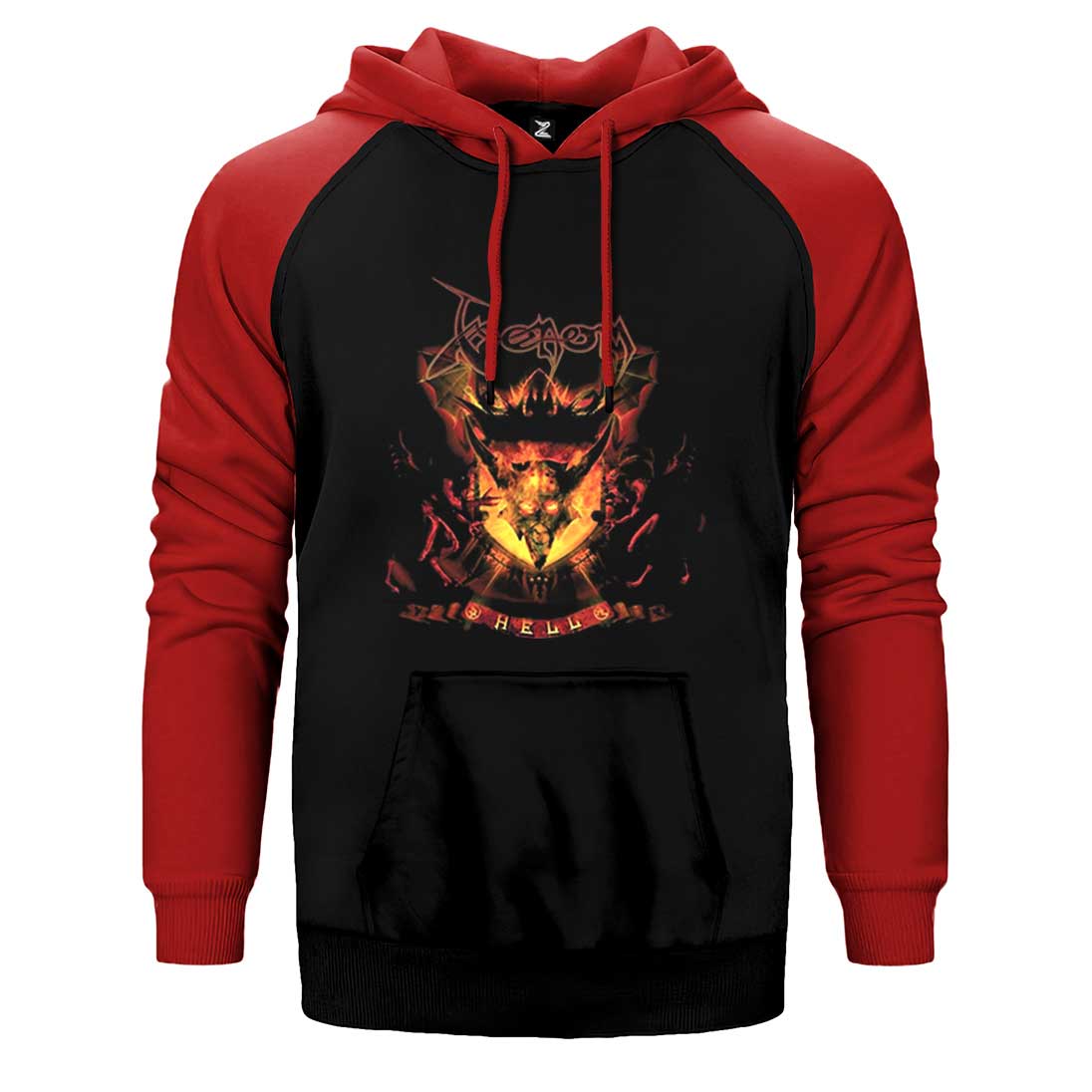 Venom Hell Çift Renk Reglan Kol Sweatshirt / Hoodie