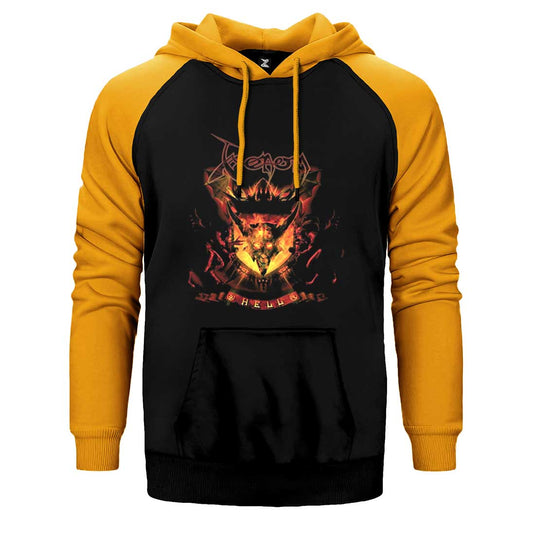 Venom Hell Çift Renk Reglan Kol Sweatshirt / Hoodie