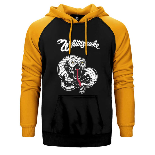 Whitesnake Trouble Çift Renk Reglan Kol Sweatshirt / Hoodie