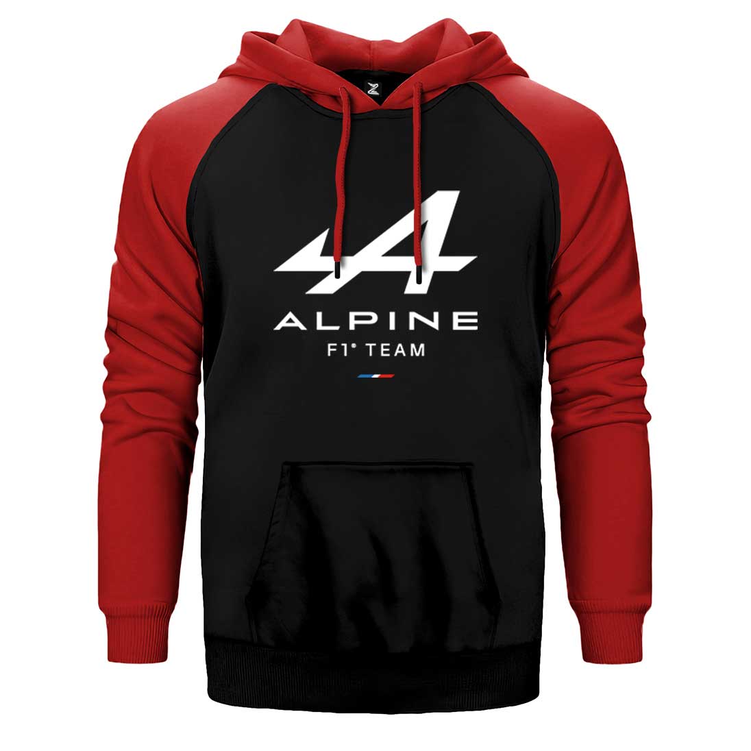 Alpine F1 Çift Renk Reglan Kol Sweatshirt / Hoodie