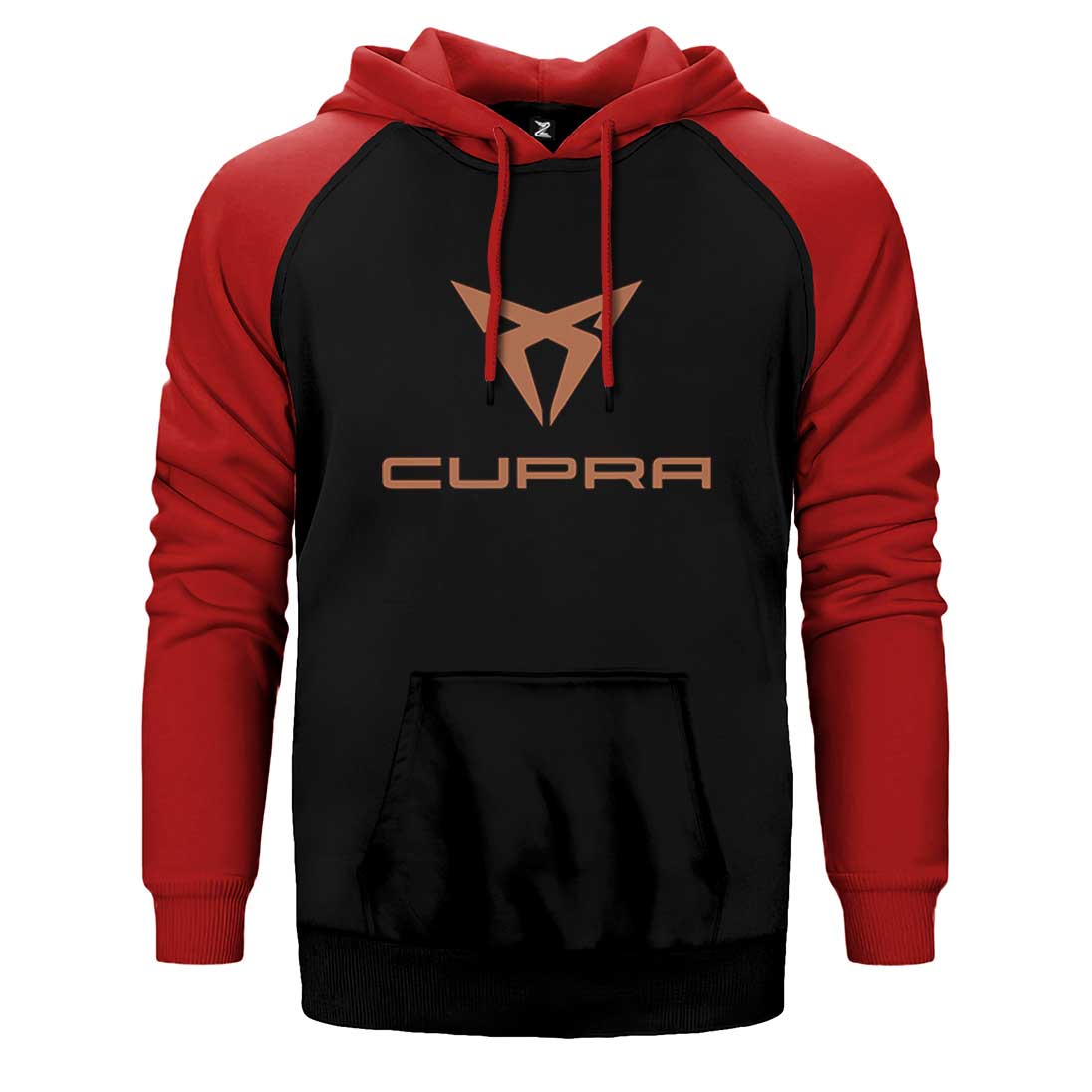Cupra Logo Color Çift Renk Reglan Kol Sweatshirt / Hoodie