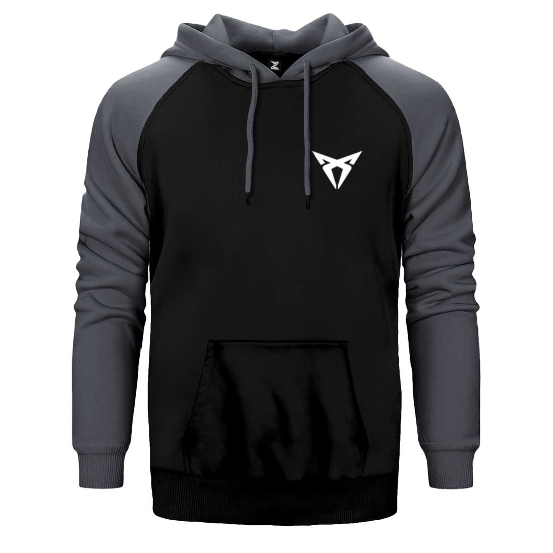Cupra Logo Çift Renk Reglan Kol Sweatshirt / Hoodie