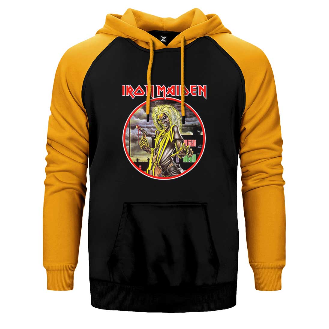 Iron Maiden Killers Çift Renk Reglan Kol Sweatshirt / Hoodie