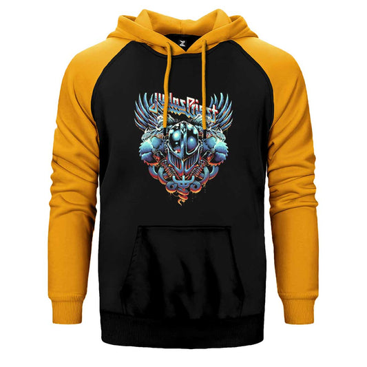 Judas Priest Painkiller Facing Çift Renk Reglan Kol Sweatshirt / Hoodie