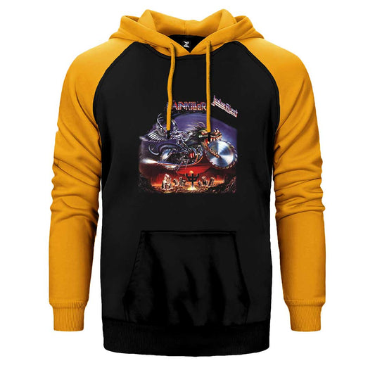 Judas Priest Painkiller Çift Renk Reglan Kol Sweatshirt / Hoodie