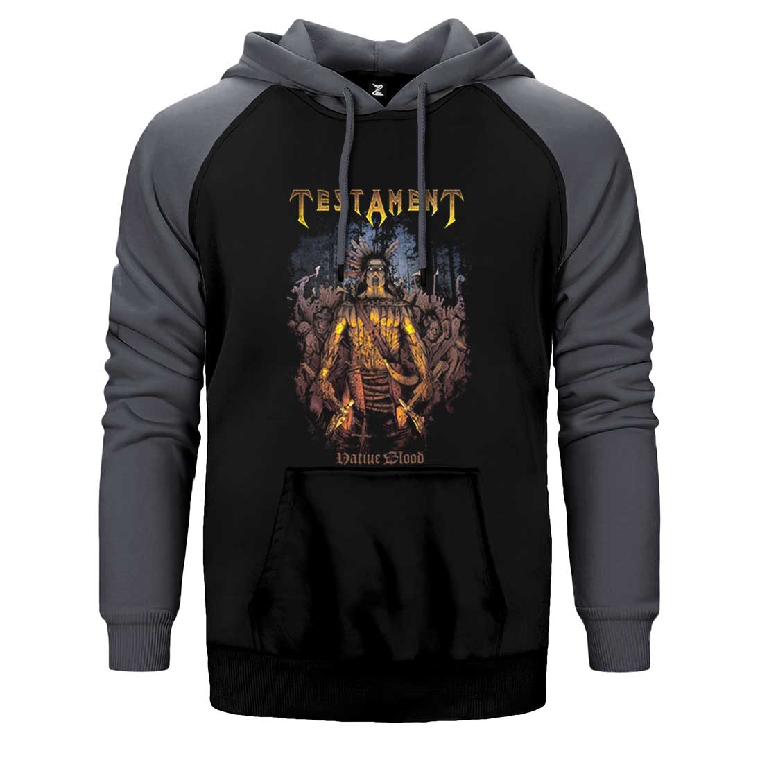 Testament Native Blood Çift Renk Reglan Kol Sweatshirt / Hoodie