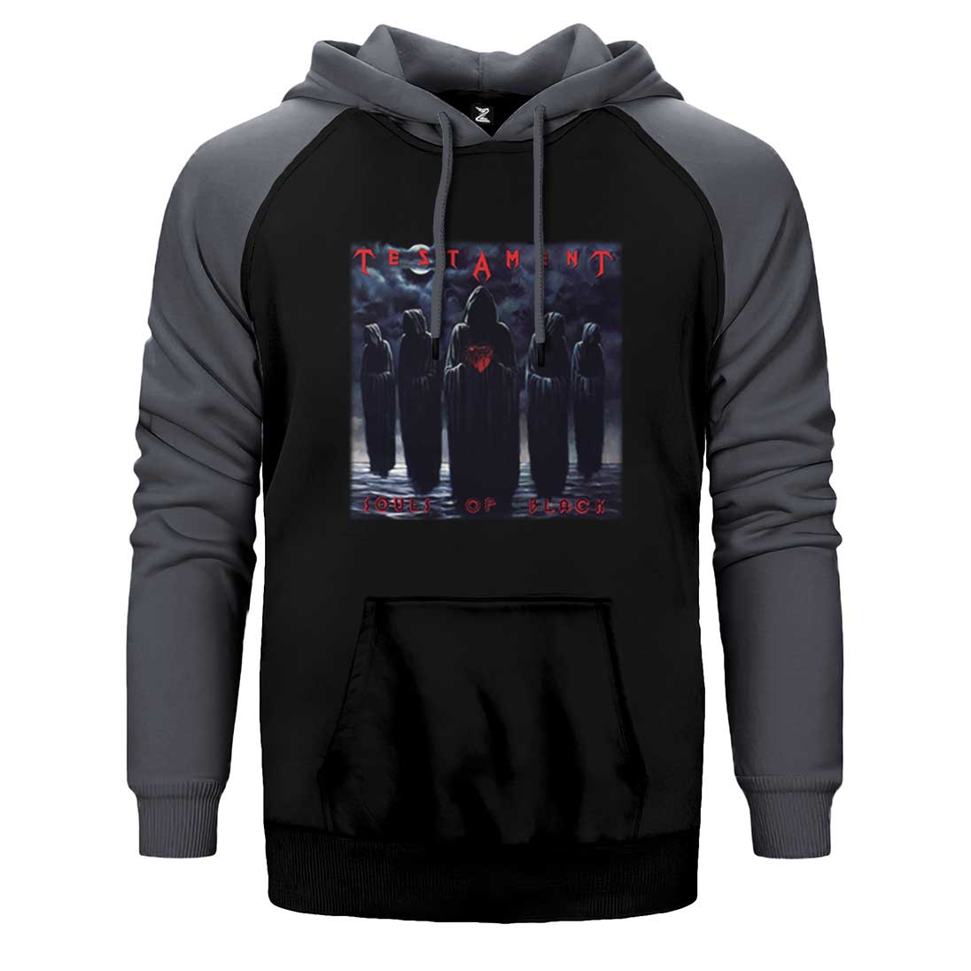 Testament Souls of Black Çift Renk Reglan Kol Sweatshirt / Hoodie