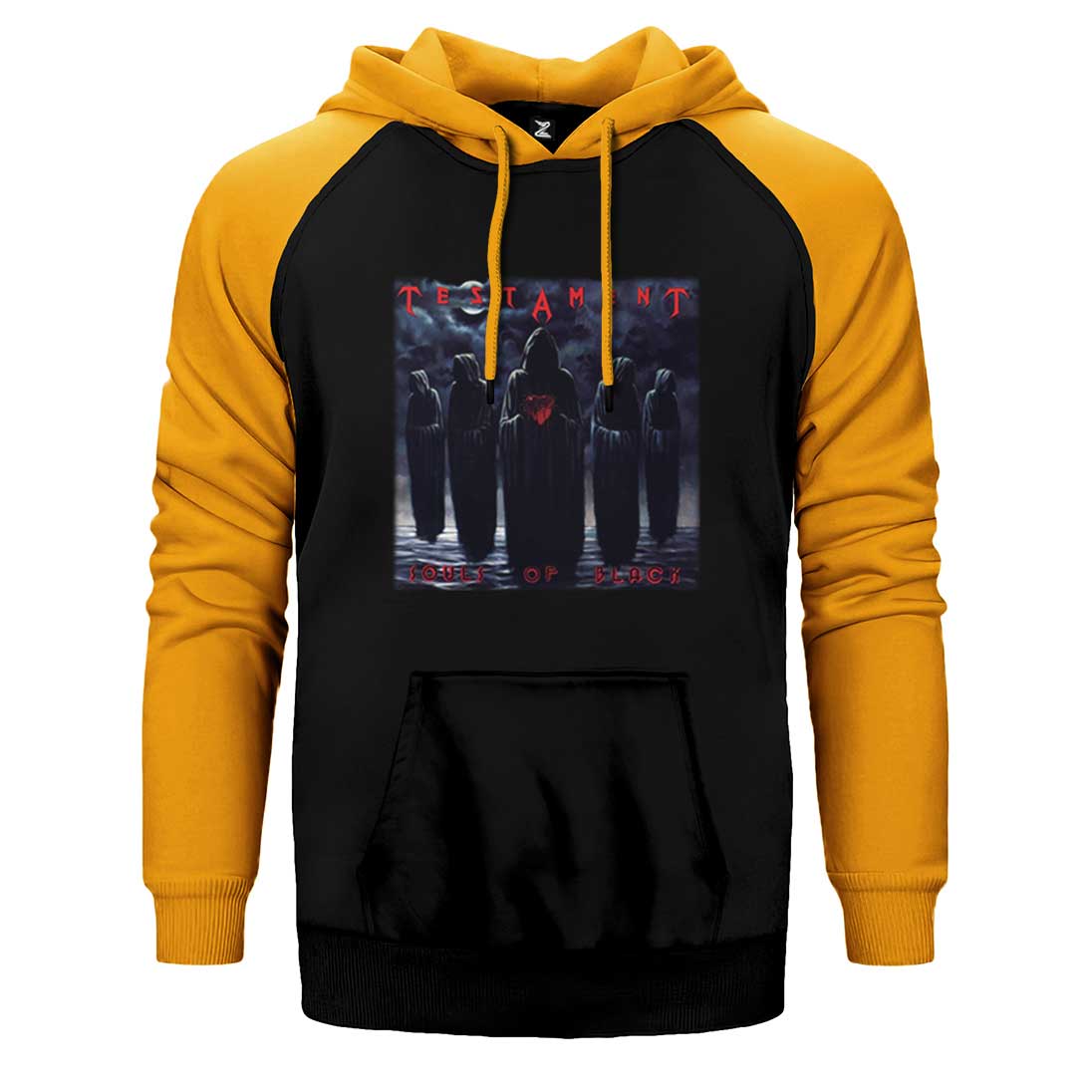 Testament Souls of Black Çift Renk Reglan Kol Sweatshirt / Hoodie
