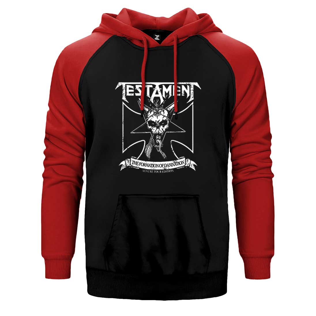 Testament Trending Çift Renk Reglan Kol Sweatshirt / Hoodie