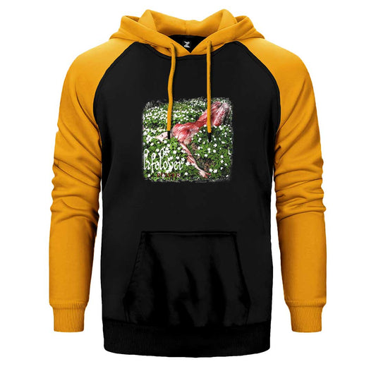 Lifelover Pulver Çift Renk Reglan Kol Sweatshirt / Hoodie