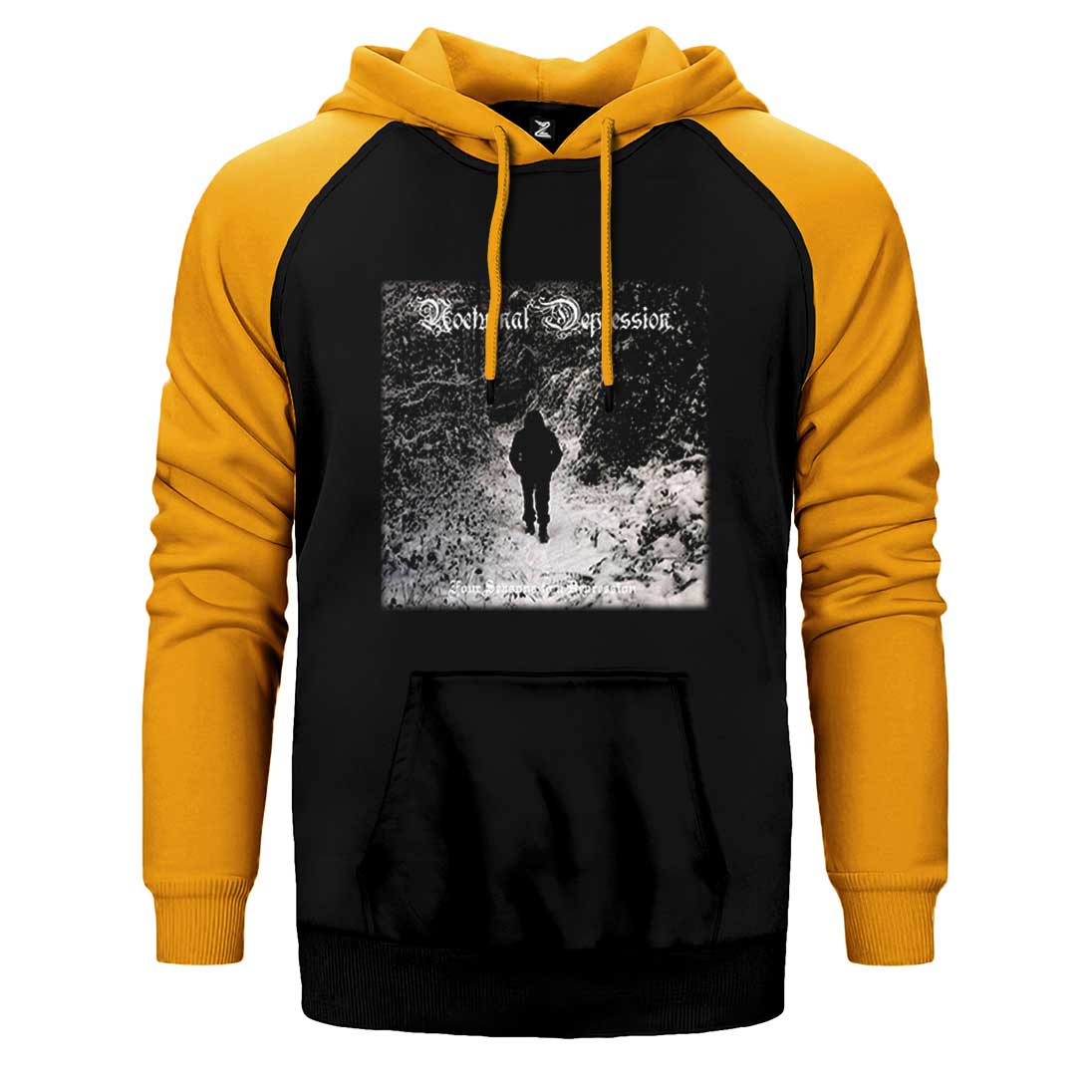 Nocturnal Depression Four Seasons Çift Renk Reglan Kol Sweatshirt / Hoodie