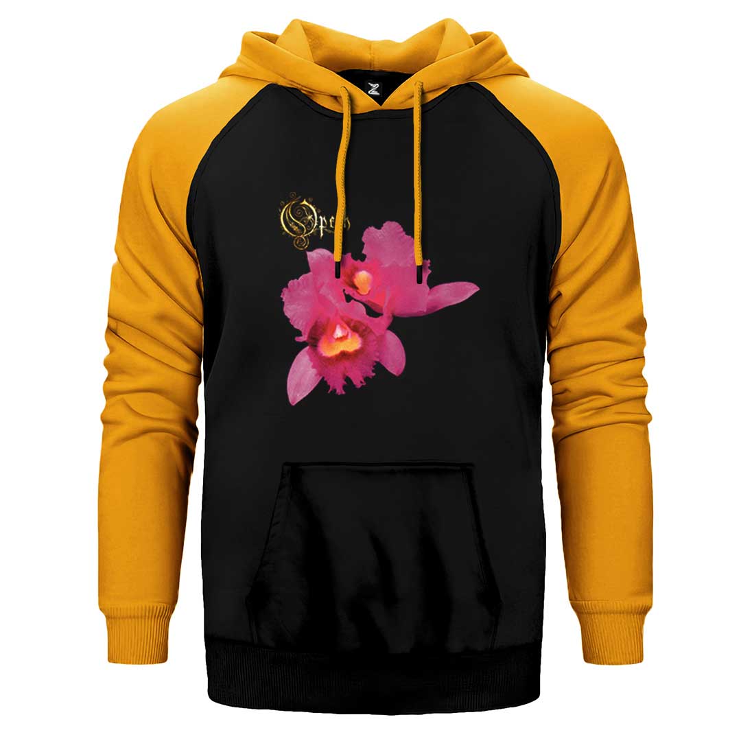 Opeth Orchid Çift Renk Reglan Kol Sweatshirt / Hoodie