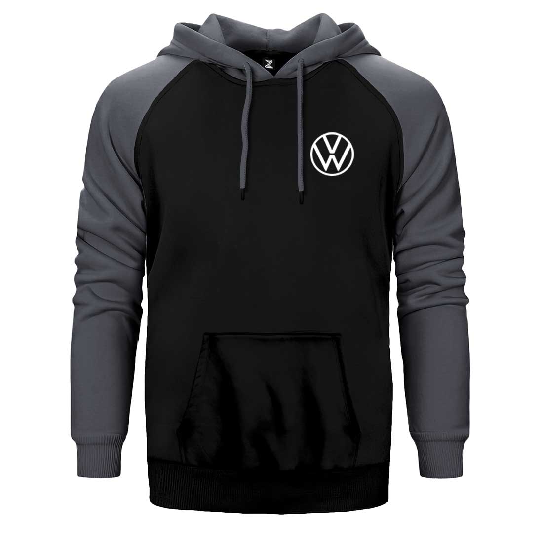 Volkswagen New Logo Çift Renk Reglan Kol Sweatshirt / Hoodie