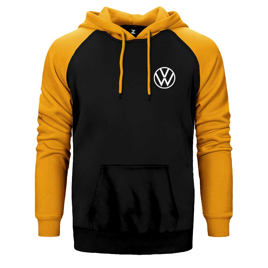 Volkswagen New Logo Çift Renk Reglan Kol Sweatshirt / Hoodie