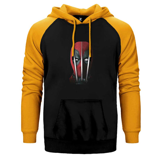 Deadpool Claw Çift Renk Reglan Kol Sweatshirt / Hoodie