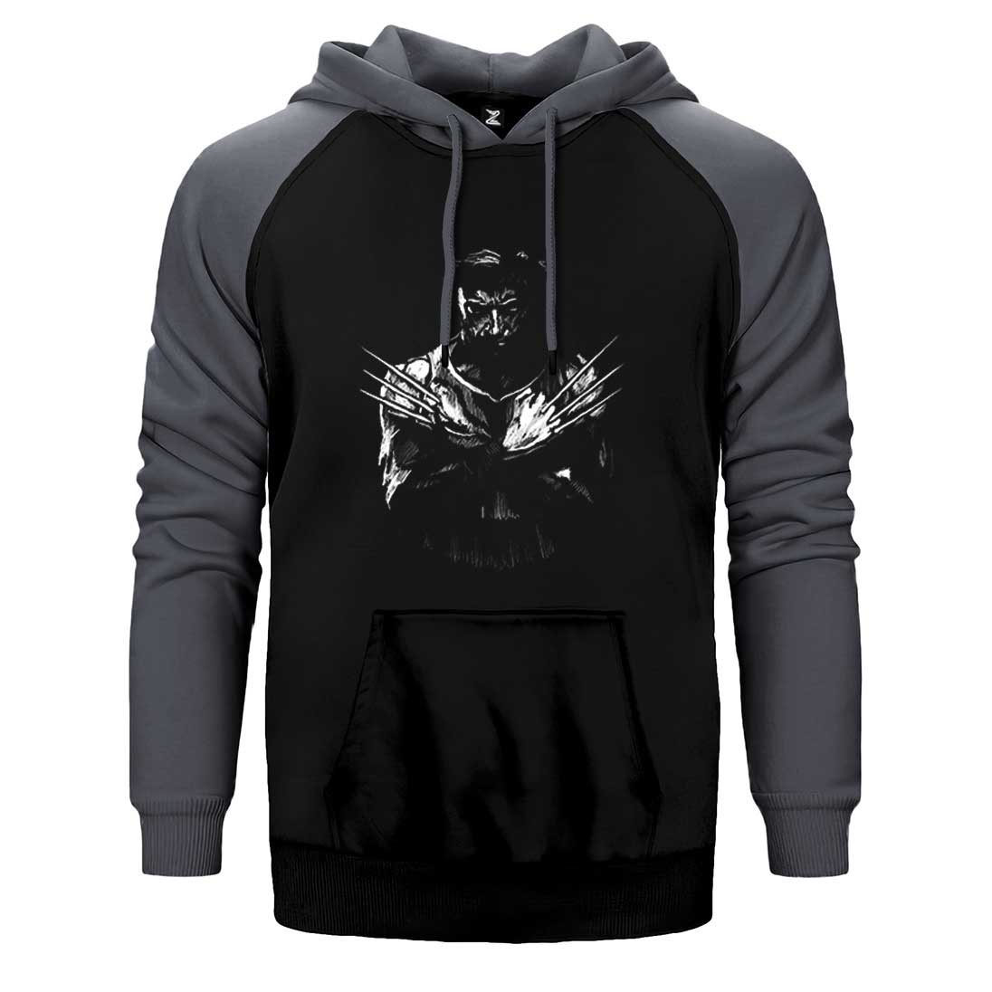 Wolverine Logan Çift Renk Reglan Kol Sweatshirt / Hoodie