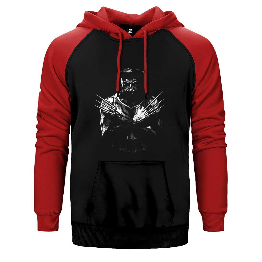 Wolverine Logan Çift Renk Reglan Kol Sweatshirt / Hoodie