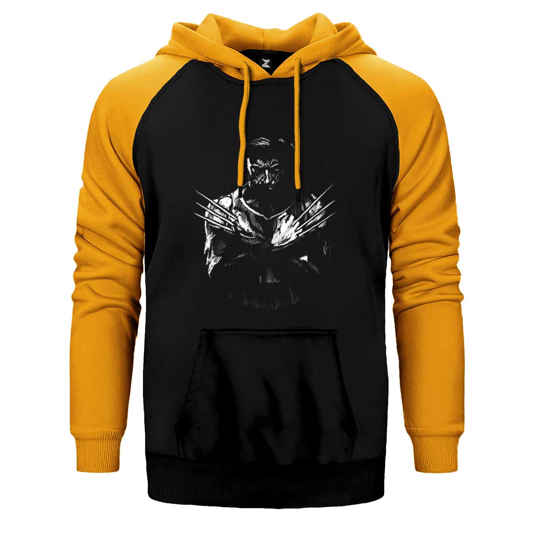 Wolverine Logan Çift Renk Reglan Kol Sweatshirt / Hoodie