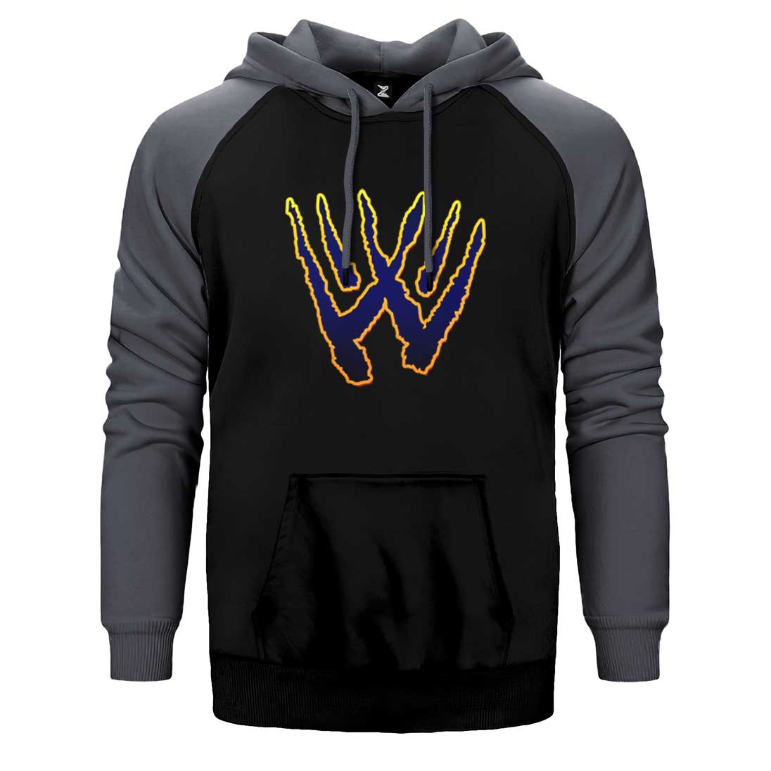 Wolverine Logo Çift Renk Reglan Kol Sweatshirt / Hoodie