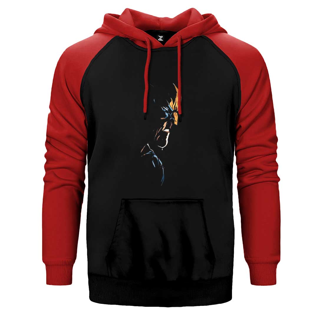 Wolverine Siluet Çift Renk Reglan Kol Sweatshirt / Hoodie