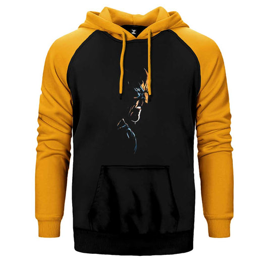 Wolverine Siluet Çift Renk Reglan Kol Sweatshirt / Hoodie