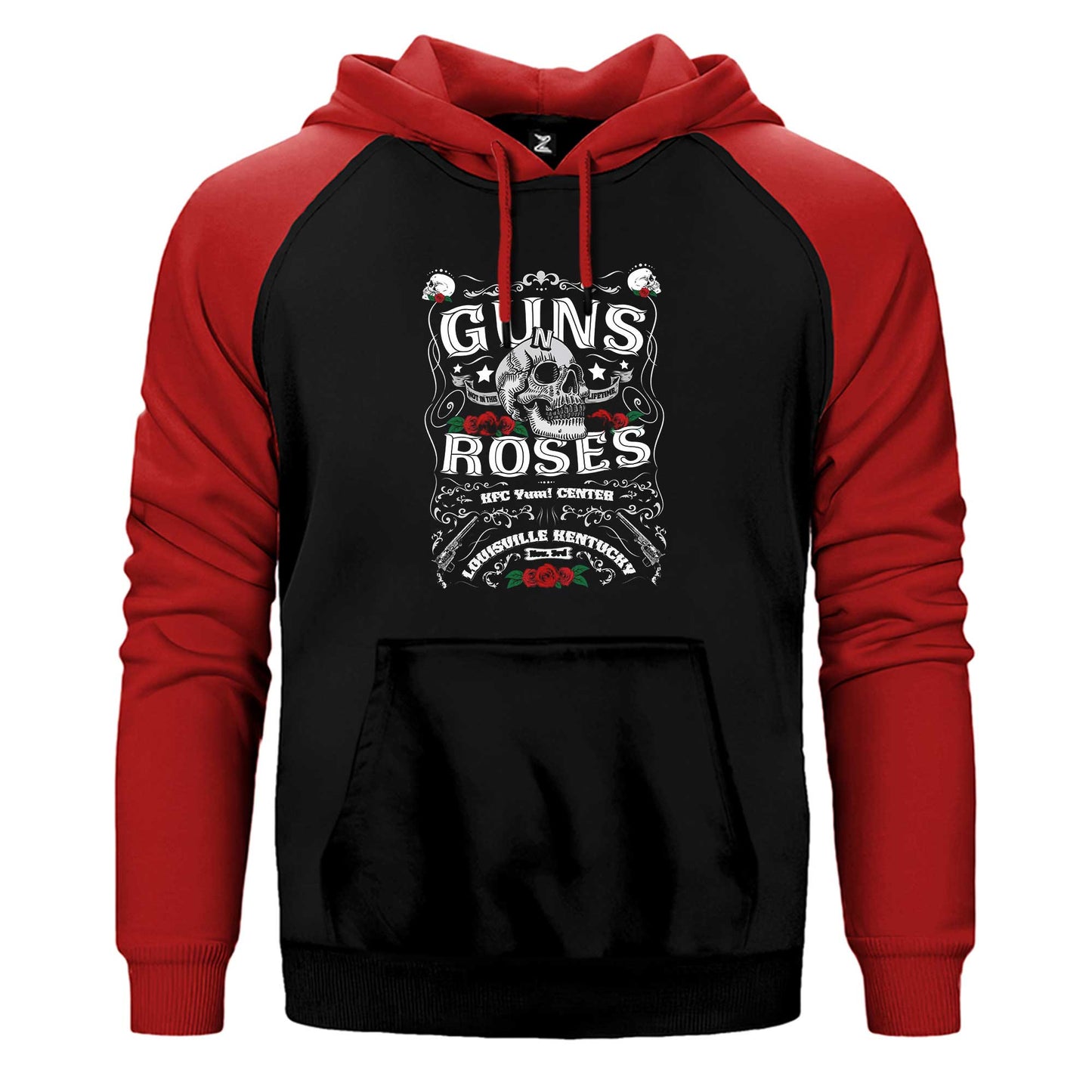 Guns N Roses Louis Ulle Kentucky Çift Renk Reglan Kol Sweatshirt / Hoodie