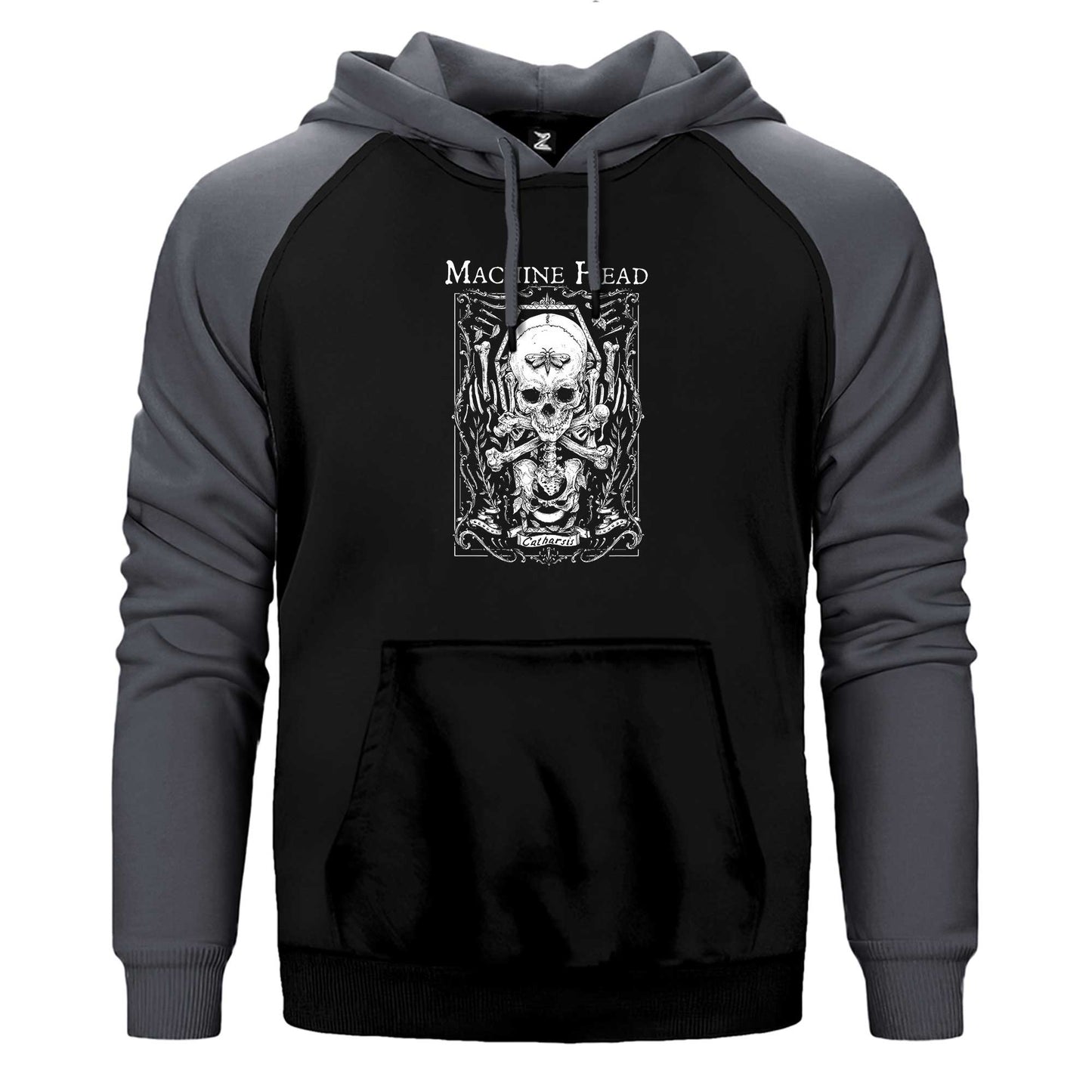 Machine Head Catharsis Çift Renk Reglan Kol Sweatshirt / Hoodie