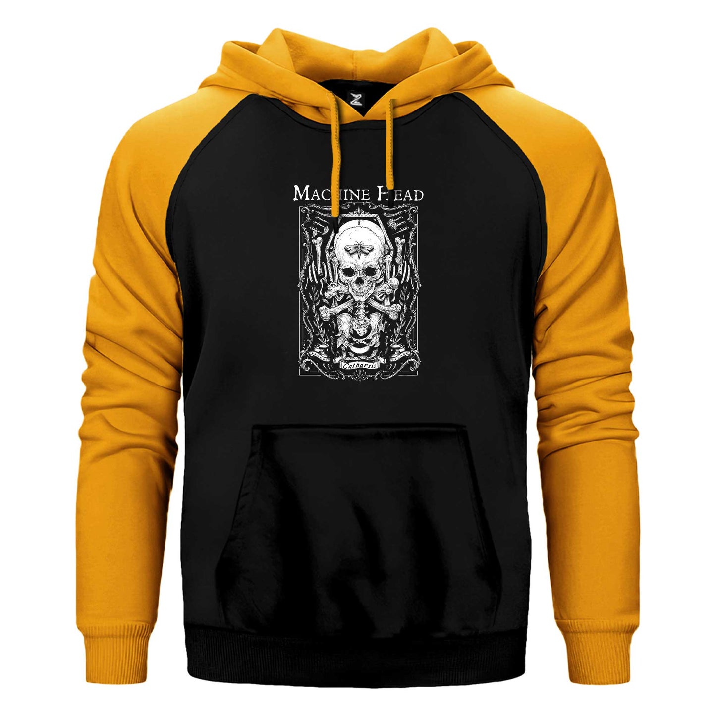 Machine Head Catharsis Çift Renk Reglan Kol Sweatshirt / Hoodie