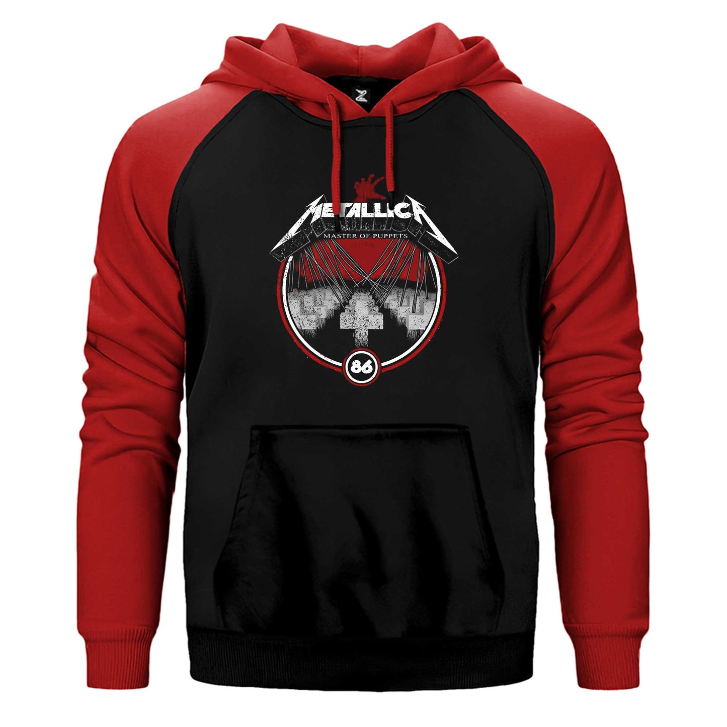 Metallica Master of Puppets Albums Çift Renk Reglan Kol Sweatshirt / Hoodie