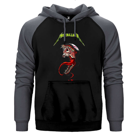 Metallica Venom Çift Renk Reglan Kol Sweatshirt / Hoodie
