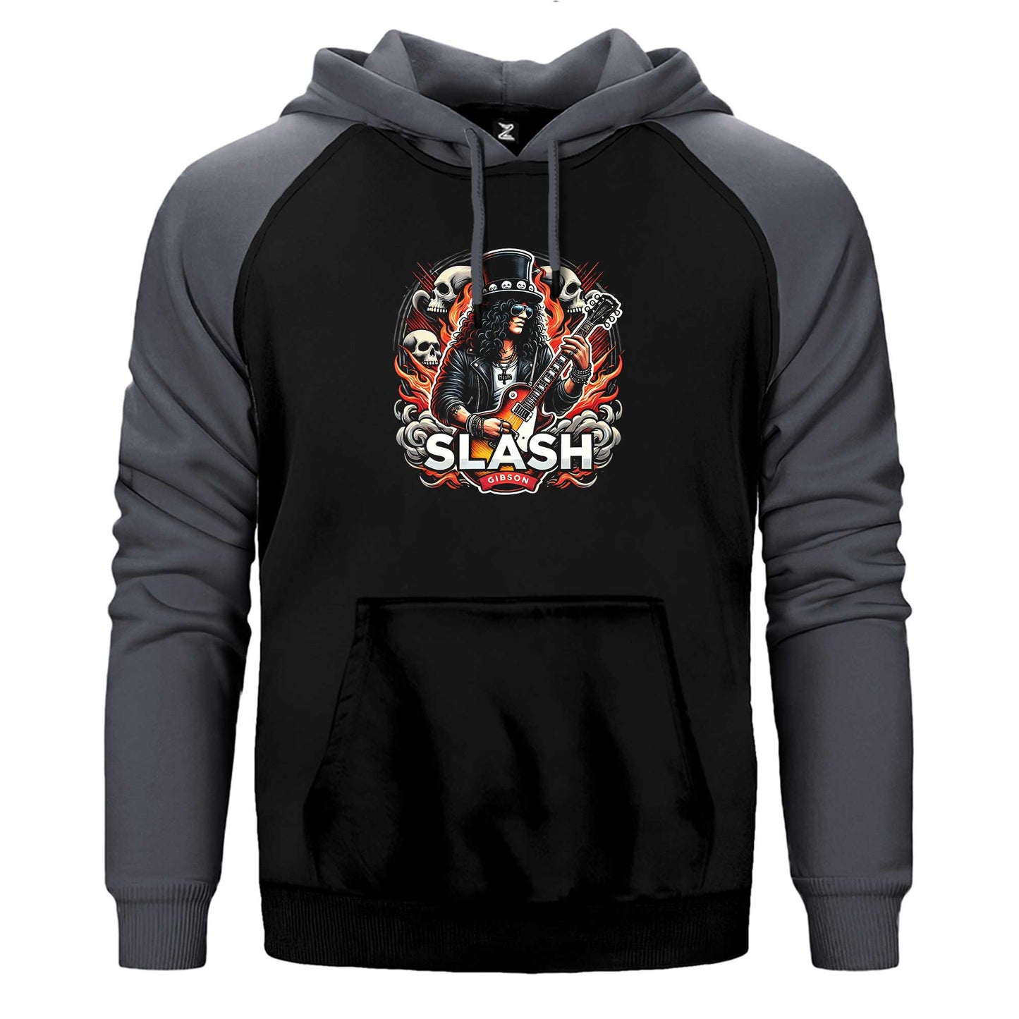 Slash Gibson Çift Renk Reglan Kol Sweatshirt / Hoodie