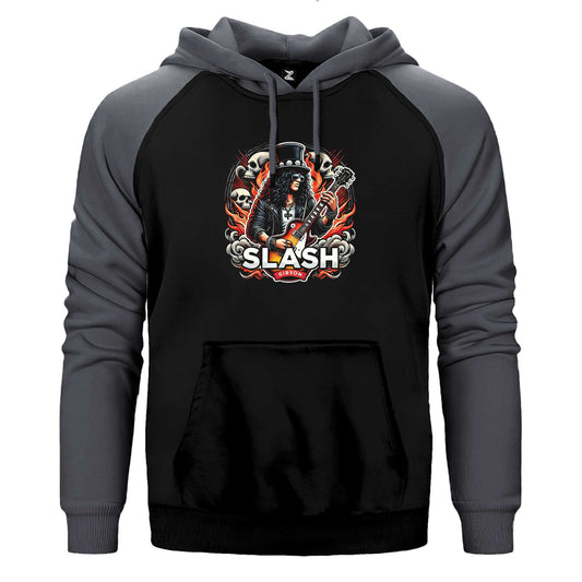 Slash Gibson Çift Renk Reglan Kol Sweatshirt / Hoodie