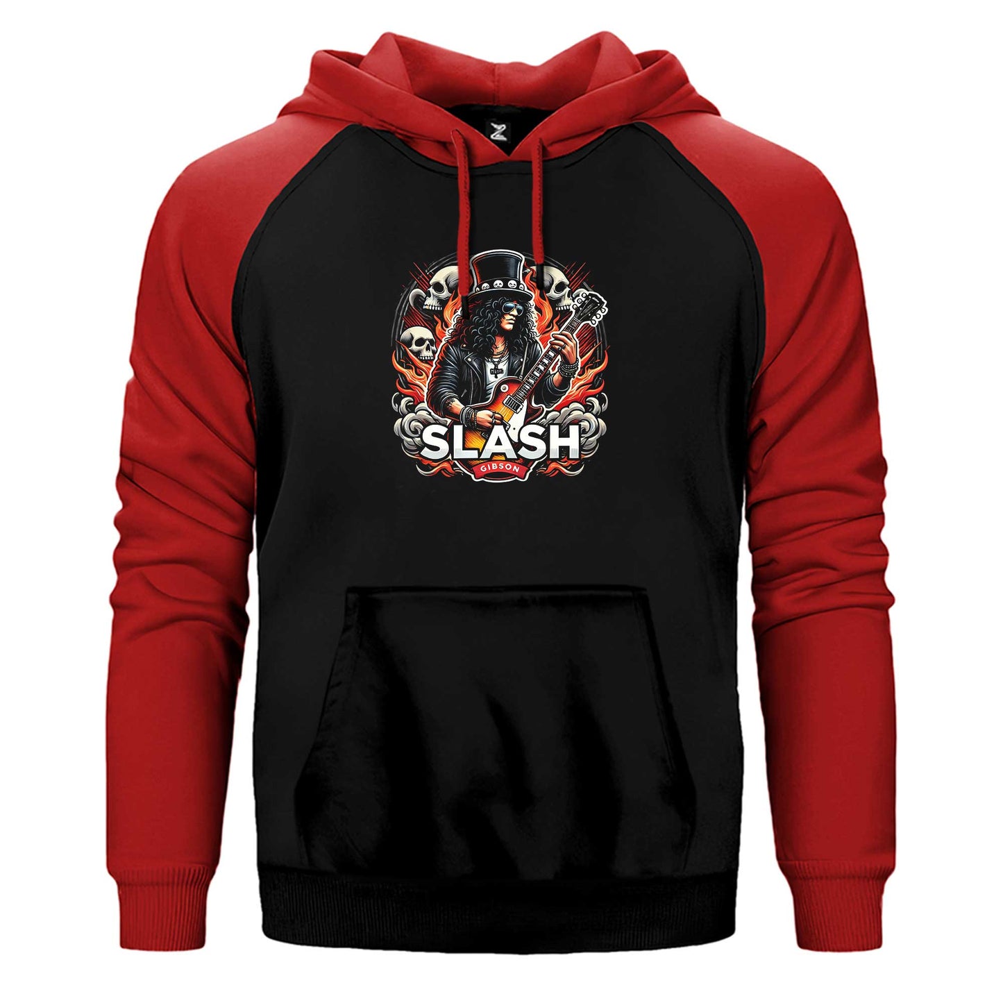 Slash Gibson Çift Renk Reglan Kol Sweatshirt / Hoodie