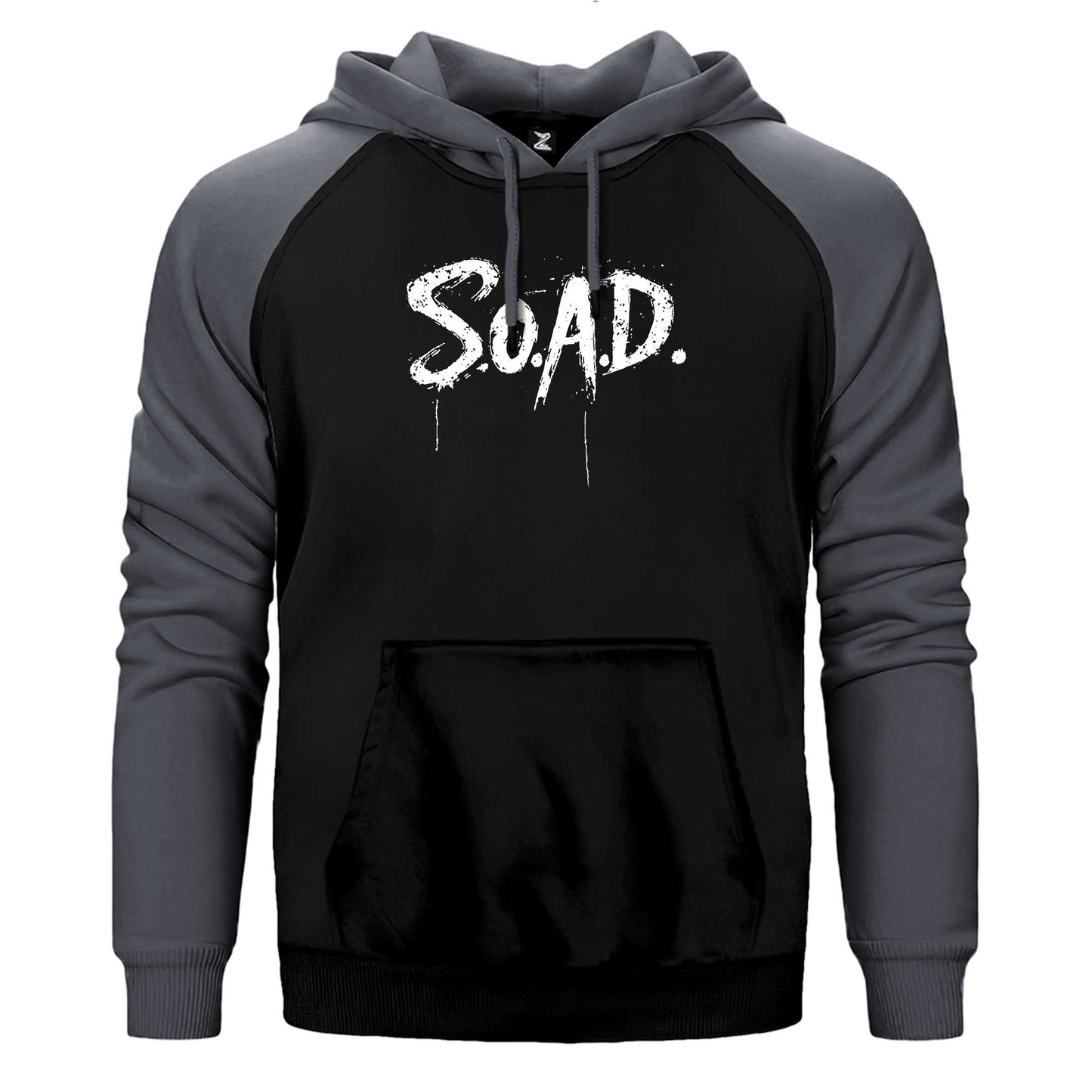 System Of a Down S.O.A.D Çift Renk Reglan Kol Sweatshirt / Hoodie