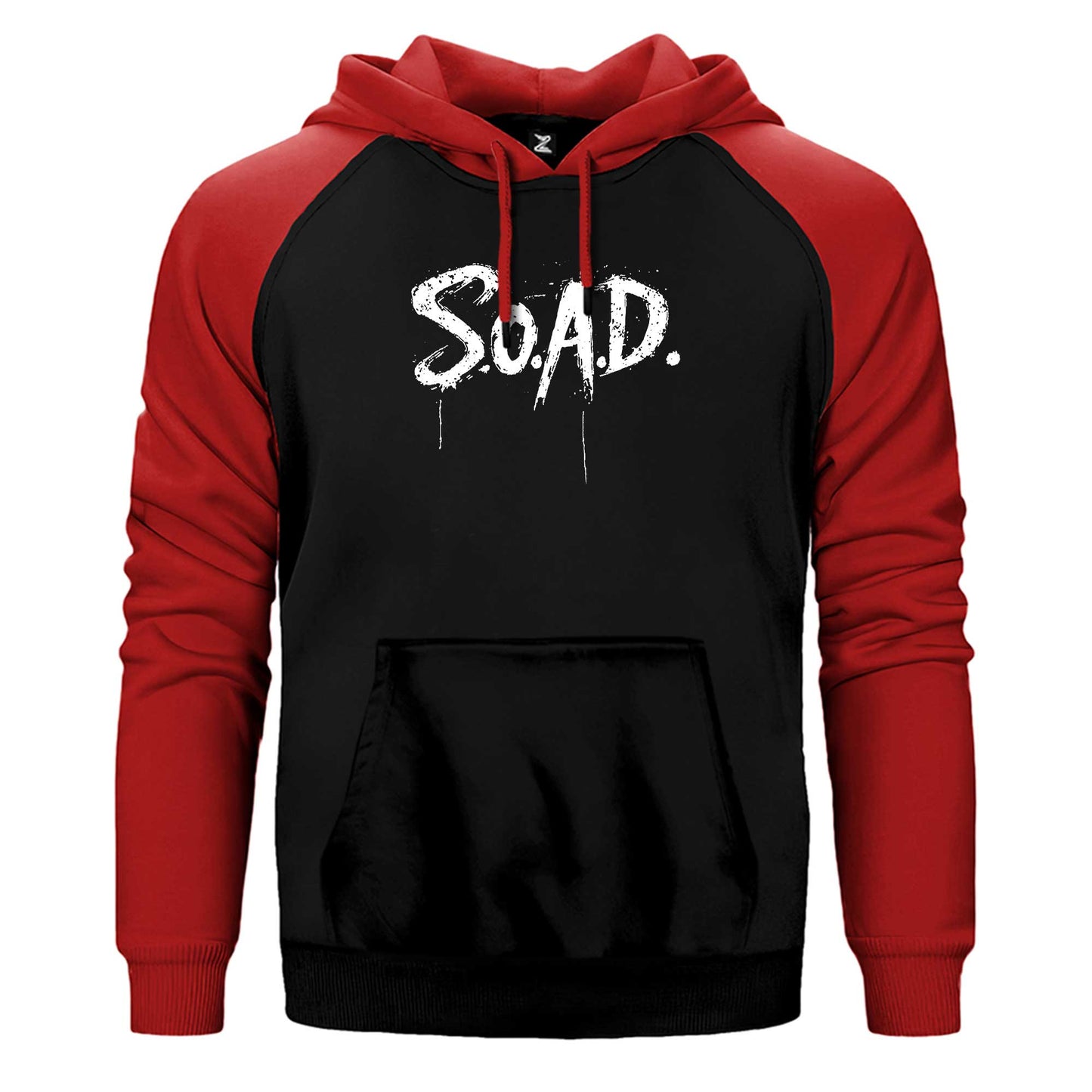 System Of a Down S.O.A.D Çift Renk Reglan Kol Sweatshirt / Hoodie